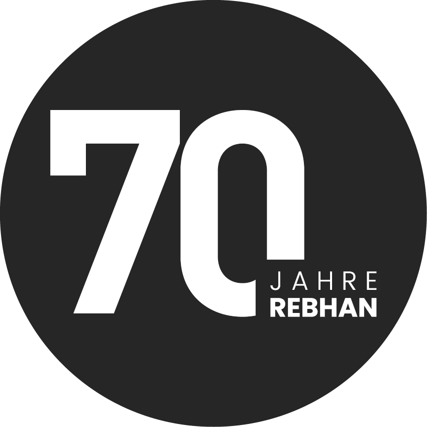 Logo 70 Jahre REBHAN